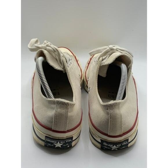 CONVERSE Unisex White Low-Top Sneakers SZ M9.5/W11.5 - Picture 3 of 16